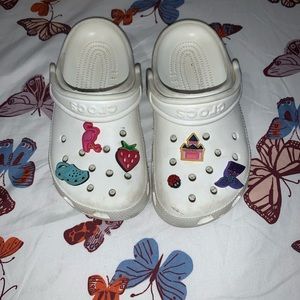 White Girls Crocs